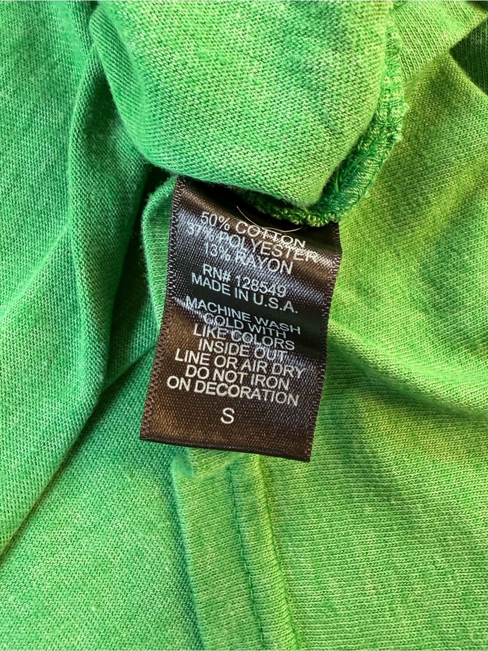 Aviator Nation Green Polo with Embroidered Logo UNISEX Size Small - Picture 7 of 8